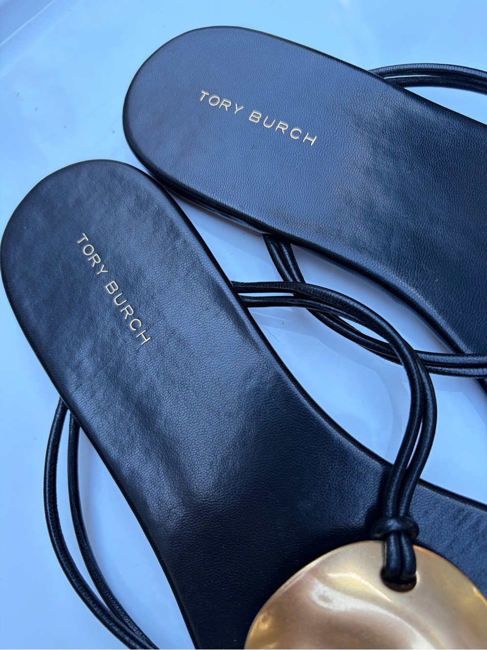 Tory Burch Patos Sandals, Size 9, EUC - Picture 5 of 9